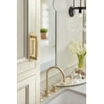 thumbnail image 2 of Amerock Medora 3-3/4 inch (96mm) Center-to-Center Rectangle Champagne Bronze Cabinet Pull Backplate, 2 of 6