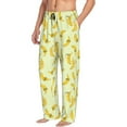 thumbnail image 6 of Sigee Bananas print Men's Pajama Pants Lounge Sleep Bottoms with Elastic Waistband and Pockets-Small, 6 of 6