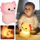 thumbnail image 1 of Juguetes de piscina, juguetes para bebés, juguetes para niños pequeños, luz nocturna de silicona, luz de palmaditas, luz de inducción con carga USB, luz de cama, luces nocturnas, 1 of 9