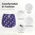 thumbnail image 4 of Balery Astronaut Rabbit Pantalones cortos deportivos para mujer con forro y dos bolsillos, elásticos, para entrenamiento, gimnasio, yoga-Large, 4 of 7