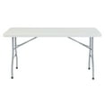 thumbnail image 1 of National Public Seating 30” x 60” Heavy Duty Folding Table, Speckled Grey, 1 of 9