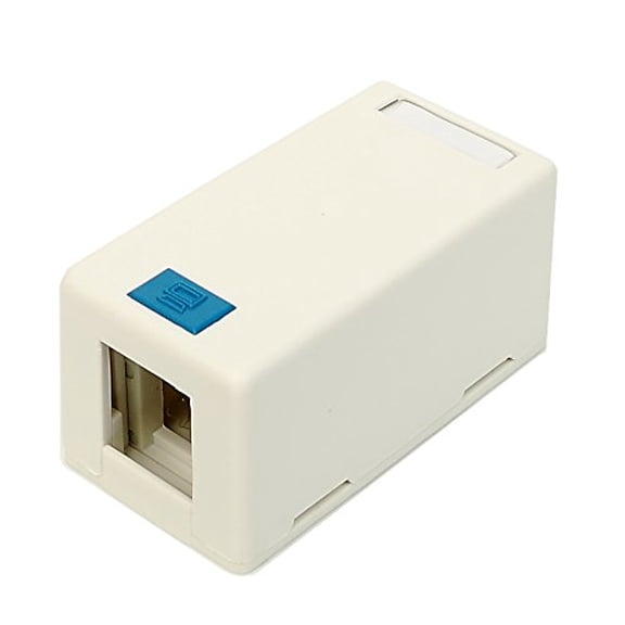 RiteAV Surface Mount Box 1 Port for Cat5e Jacks Blank