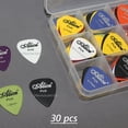 thumbnail image 4 of 30pcs Acoustic Electric 6 Thickness Pick Bag Assorted Guitar Picks Plectrums, 4 of 5