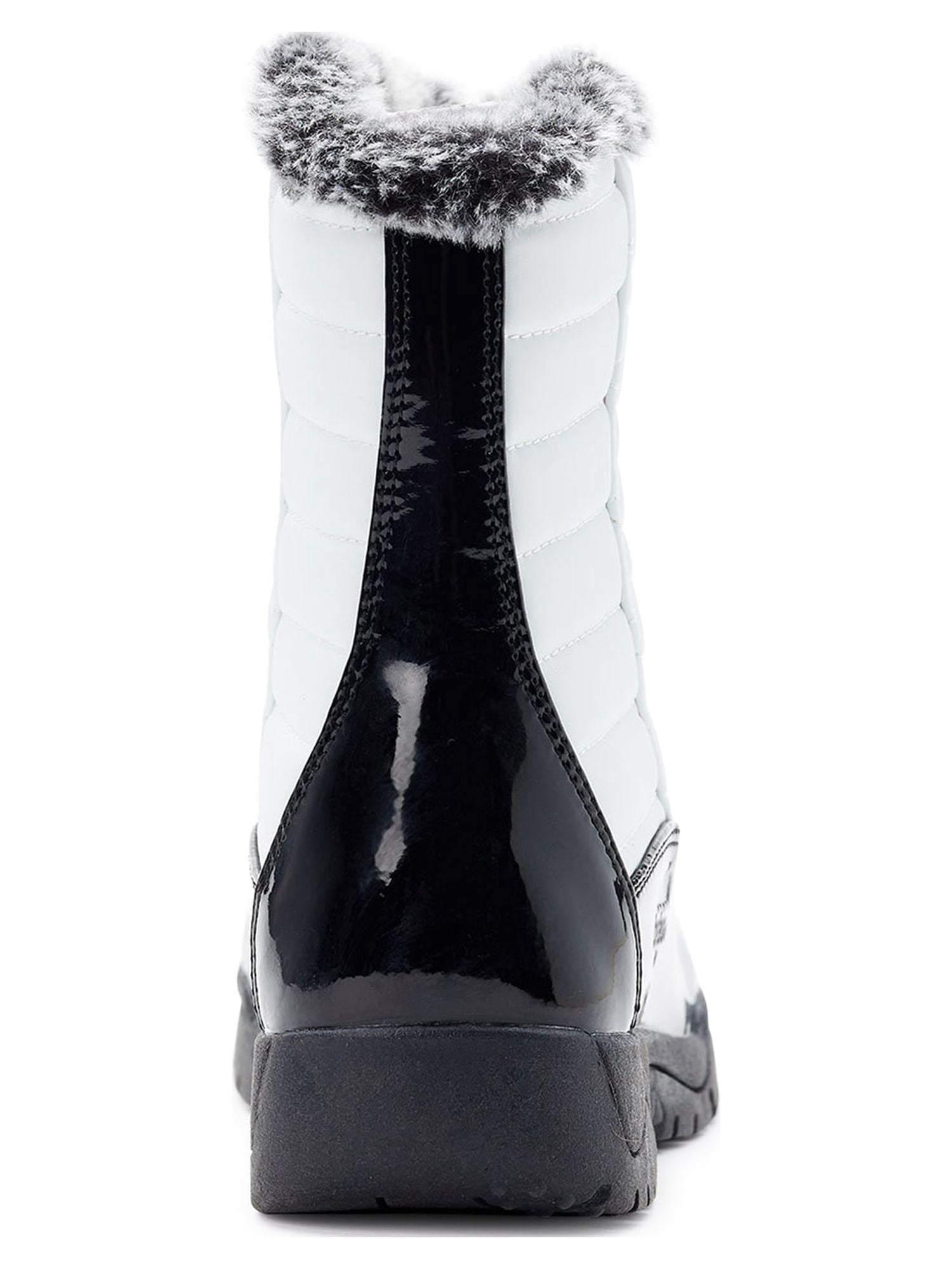 Totes Women's Esther Waterproof Faux Fur Lined Ankle Winter Boot