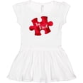 thumbnail image 3 of Inktastic Autism Awareness Be Kind Red Puzzle Piece Girls Baby Dress, 3 of 5
