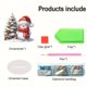 thumbnail image 2 of Kits arte diamantes Likrtyny Escritorio Muñeco Nieve Navidad Acrílico, 2 of 9