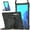 Black+Black, variant on Galaxy Tab S7 Plus 12.4 Inch Case 2020, Heavy Duty Stand Anti Scratch Drop-Proof Protection Kids Case with Hand Shoulder Strap for Samsung Galaxy Tab S7+/ S7 Plus 12.4-inch SM-T970/T975/T976 2020