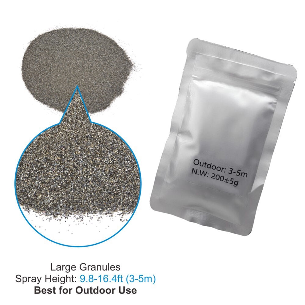Cold Spark Machine Ti Powder, 7.05oz/bag Premium Large Granules Powder Packs 9.8-16.4ft Height Effects for DJ Stage Party Wedding Show Ceremony Celebrations, Best for Outdoor Use (2 Bags)