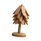 thumbnail image 4 of 4 manteles individuales de madera con forma de , antideslizantes, plegables, para mesa, posavasos de madera para utensilios de cocina, 4 of 9
