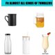 thumbnail image 4 of Pajita de silicona para vasos de 40 y 30 oz, reutilizable, flexible, de repuesto para batidos, para vasos de 30 y 40 oz, pajitas reutilizables de colores para tazas de viaje altas, Happon - 9 pajitas, 4 of 6