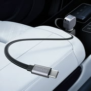 Anker Nano USB-C Car Charger, Type-C Fast Car Charger with 45W built-in retractable cable and 30W USB-C Port