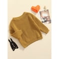 thumbnail image 3 of GXFC Infant Baby Boys Girls Fall Cable Knit Sweater Newborn Long Sleeve Solid Knitwear Tops Toddler Casual Warm Autumn Winter Pullovers Clothes 0-3M, 3 of 8