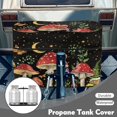 thumbnail image 3 of Yuyamidu Aesthetic Mushroom RV Propane Tank Cover 30LB, Weather Resistant Camper Propane Tank Cover with Zipper, Heavy Duty Accessories for RV, Travel Trailer, Camper, 3 of 8