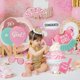 thumbnail image 4 of 25 piezas Baby Shower-GILR-Photo Booth of Rose Photo Booth, Photocall Shower para fiesta de cumpleaños, decoraciones, accesorios para fotos de bebé para Baby Shower Girl- Gend, 4 of 5