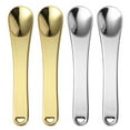 thumbnail image 1 of SPRING PARK 4Pcs Metal Makeup Spatula, Mini Spoon, Beauty Scoop For Facial Cosmetic, Face, 1 of 6