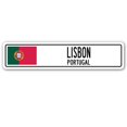 thumbnail image 1 of SignMission SSC-Lisbon Pl Street Sign - Lisbon, Portugal, 1 of 1