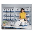 thumbnail image 3 of Stor/file Medium-Duty Storage Boxes, Letter Files, 12" X 25.38" X 10.25", White, 20/carton, 3 of 5