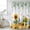 White, variant on Sunflowers Shower Curtain, Waterproof Shower Curtains for Bathroom, Yellow Floral Bees Green Leaves Watercolor Washable Fabric Bathtub Curtain Set Bath Decor with 12 Hooks Long 72"x84"