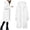 White, variant on Women's Long Sherpa Lined Hooded Coat Fleece Jacket Knee Length Winter Warm Oversized Casual Outerwear White for Size S
