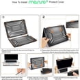 thumbnail image 3 of Mosiso Case for MacBook Pro 16 inch Case 2024-2021 M4 A3403 A3186 M3 A2991 M2 A2780 M1 A2485 Pro Max Chip, Heavy Duty Plastic Hard Shell Case with TPU Bumper&Keyboard Cover&Storage Bag, Black, 3 of 6