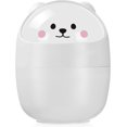 thumbnail image 1 of Waste Basket Can Go Basket Cute Small Waste Basket For Kids Room Decorative（White）, 1 of 5