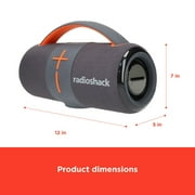 RadioShack 50W Gray and Orange Wireless Speaker