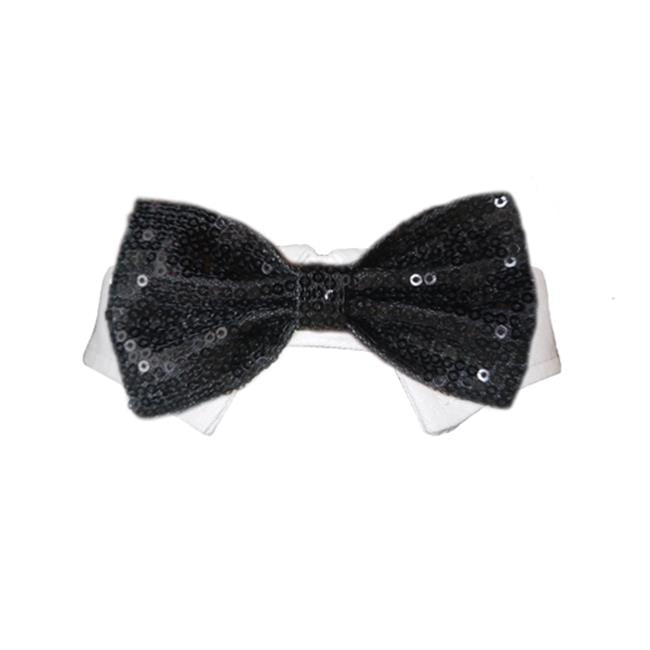 Pooch Outfitters PPHB-XXL Phillip Bow Tie, Black - 2XL