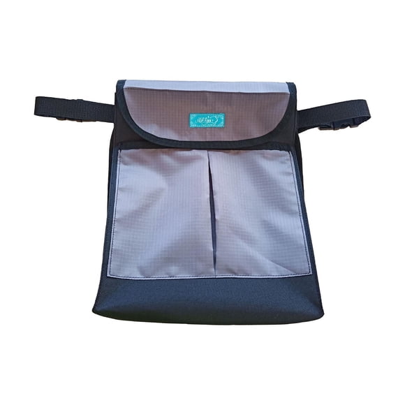 Bolsa trasera para silla de ruedas Zulema de tela de nailon impermeable 34x29cm