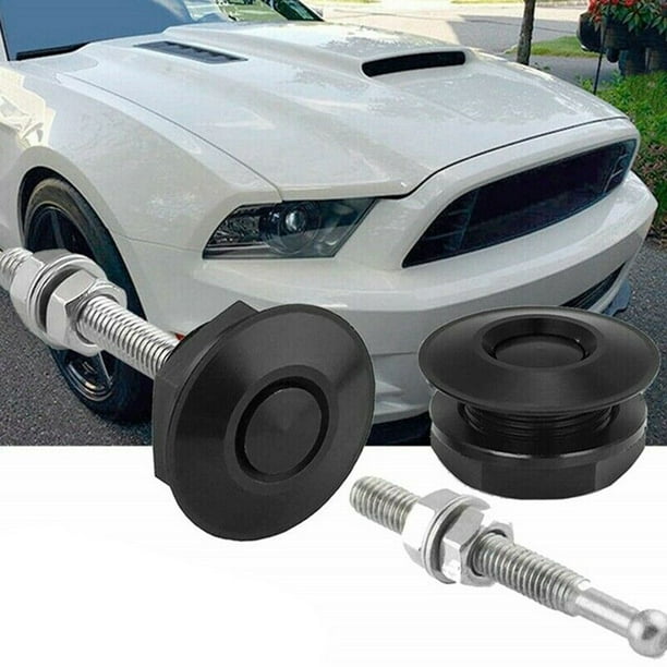 Push Button Quick Release Car Hood Latch Pin Lock Bumper Clip