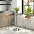 thumbnail image 2 of HOMCOM Table de Bar Ronde Réglable pour 2, Table de Pub Haute avec Dessus Pivotant, 2 of 10