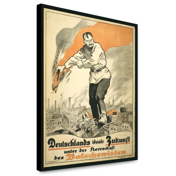 Canvas Print: Deutschlands Ideale Zukunft Unter Der Herrschaft Des Bolschewisten