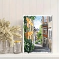 thumbnail image 2 of European Street Scene Watercolor Painting/Canvas Print， Perfect for Living Room，Hallway，and Staircase Decoration., 2 of 8