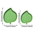 ZAROYEAX Reptile Water Bowl 2PCS Leaf Shaped Dish Turtle Corn Reptile