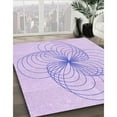 thumbnail image 2 of Ahgly Company Indoor Rectangle Patterned Bright Lilac Purple Area Rugs, 3' x 5', 2 of 6
