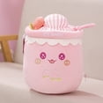 thumbnail image 1 of Runjoy, nuevas muñecas de peluche boba, venta al por mayor, regalos promocionales personalizados, almohada de té de la leche con helado, animal de peluche suave, lindo juguete de peluche de dibujos an, 1 of 4