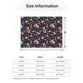 thumbnail image 5 of Yiaed Cute Foxes Print Blanket Throw Blanket Soft Cozy Flannel Blanket for Home Bed Sofa Couch Chair-60"x50", 5 of 6