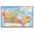 thumbnail image 1 of Map - Canada Wall Poster, 22.375" x 34" Framed, 1 of 4