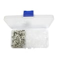 thumbnail image 3 of Kenally 200 Pieces Female/Male Copper Crimp Terminal Wear-resistant High Connectors Safety Lightweight Wire Set Electric Strength Type3 NO3, 3 of 6