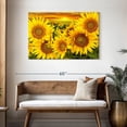 thumbnail image 3 of Elephant Stock Sunflower Sunset Horizon Wall Art - Horizontal Canvas Wall Art - Living Room Wall Decor - Floral And Botanical Canvas - Orange And Gold Decor - 45" x 30", 3 of 8