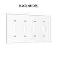 thumbnail image 2 of cute cat eating Switch Cover Decorative Wall Plate / 4-Gang 4-Toggle / Standard Size 4.5x8 in, 2 of 5