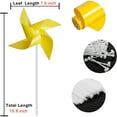 thumbnail image 3 of 50 Pcs Pinwheels, Toy Wind Spinners and Party Favors Gifts for Kids, Outdoor Decorational Pinwheels for Yard and Garden ( Red ), 3 of 7