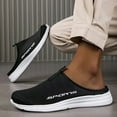 thumbnail image 4 of IUJSOY Mules for Women Men Lightweight Mesh Slip on Slides Casual House Slippers Walking Shoes, 4 of 6