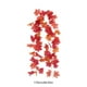 thumbnail image 3 of Uuiauoio Fall Maple Leaf Garland Decor, Artificial Autumn Vine with Realistic Foliage for Halloween Thanksgiving Festival Decor, Flexible Seasonal Swag for Mantle Table Wall Party Scene Decoration, 3 of 7