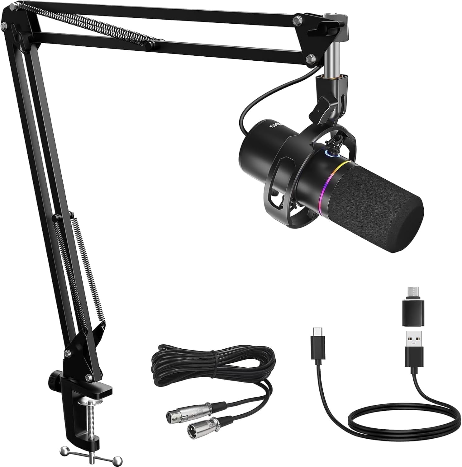 FIFINE, USB XLR Studio Microphone, K688, Dynamic Podcast