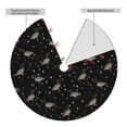 thumbnail image 2 of Sikiie Mallards And Snowflakes 30-48 inches {designName} Print Christmas Tree Skirt Snowman Xmas Tree Skirt with Edge Christmas Decorations for Holiday Party-48", 2 of 7
