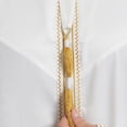 thumbnail image 3 of RXMEKW Long Sleeve Thobe for Men with Neck Zipper and Pocket, Arabic Style Casual Robe in Solid Color, 3 of 7
