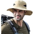 thumbnail image 1 of ColorCaqui-HombreSombrero para el solAla anchaSombreroEmpacableImpermeableProtección UVMontañismoAl aire libreTranspirableMallaViajesJardineríaSombreroPescaAjustableCorrea, 1 of 5