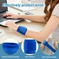 thumbnail image 3 of Wrist Compression Wristband - Support Sleeve suitable for work fitness lifting sprain pain relief-blue, 3 of 5