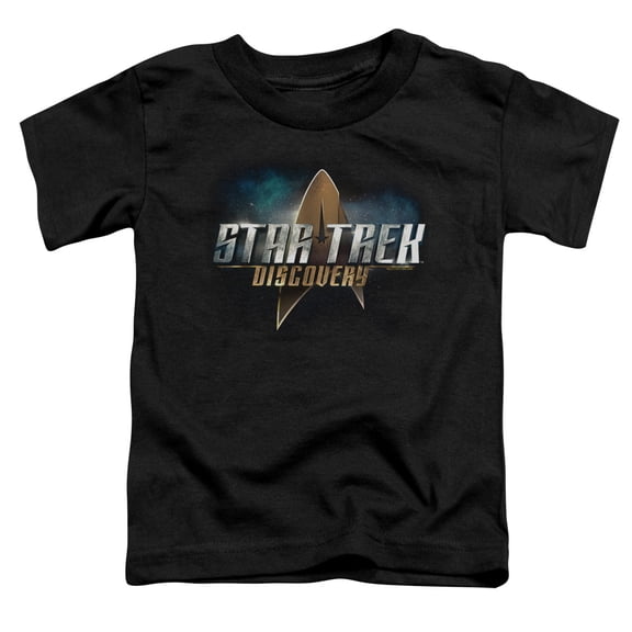 Star Trek Discovery Discovery Logo Toddler T-Shirt Black