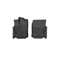 Husky Liners 18571 Weatherbeater Floor Mats Fit 2022-2025 Toyota Tundra/2023-2025 Sequoia Front Row Liners 2pc Black